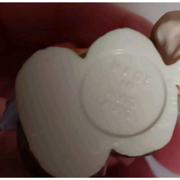 2 Vintage Plastic Boy Figurines Umbrella Bag with Teddy Bear Hong Kong - Picture 9 of 13